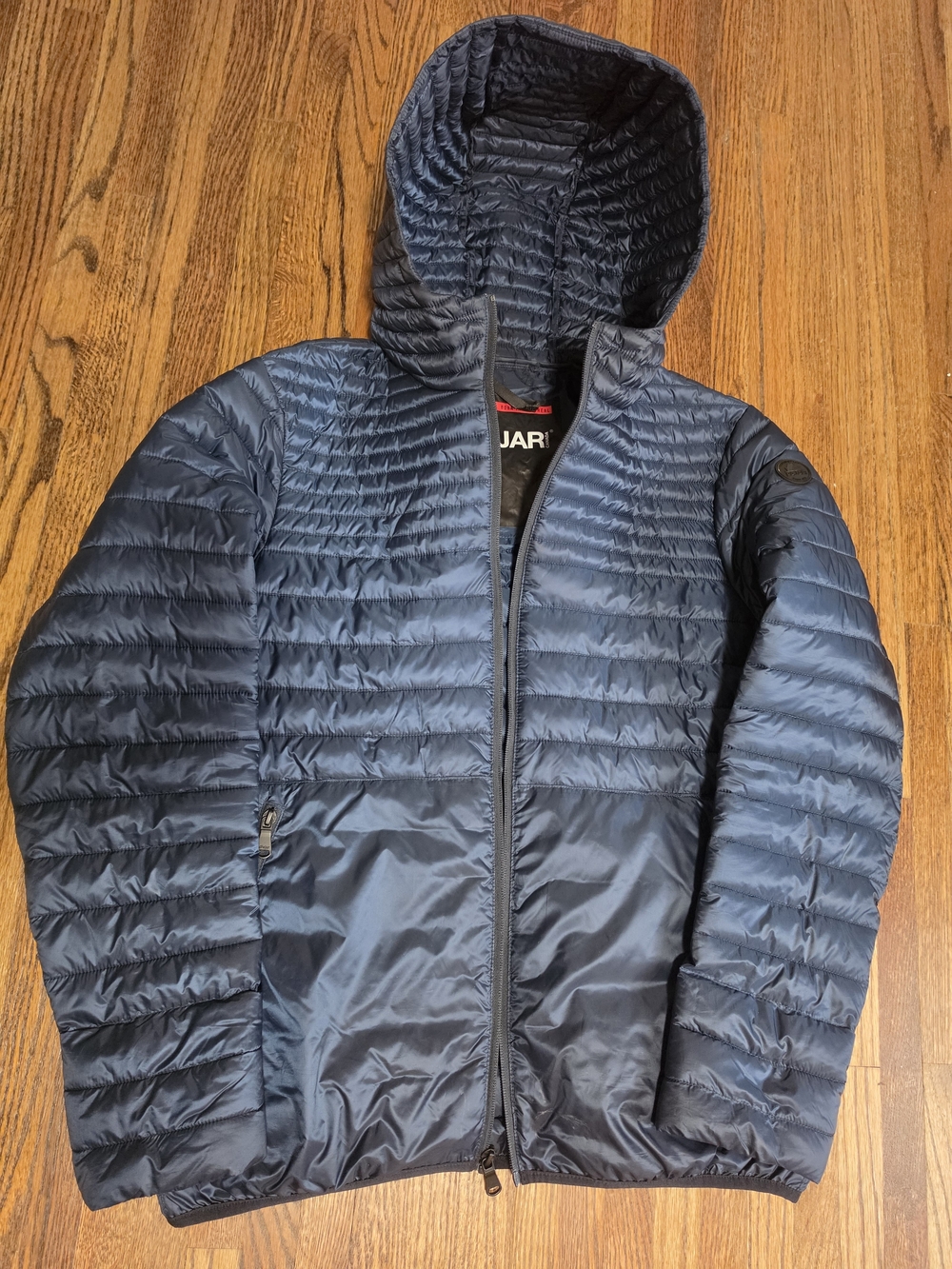 Pajar Men's Quilted Hooded Jacket in Navy Blue
